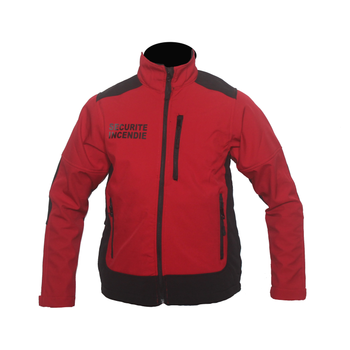 Blouson Softshell bicolore sécurité incendie : confort et protection